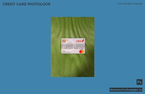 Fotobeispiel der Mastercard-Debitkarte der UBA Bank aus Kamerun